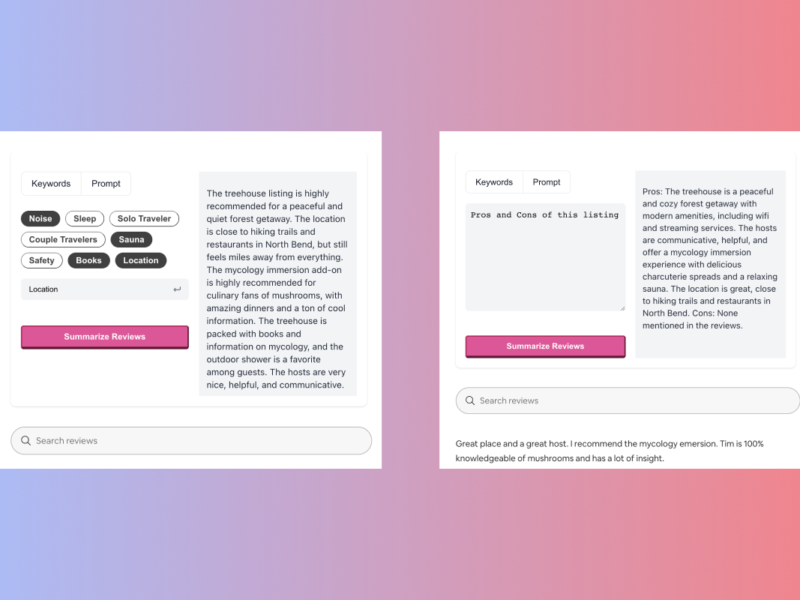 Airbnb Review Summarizer