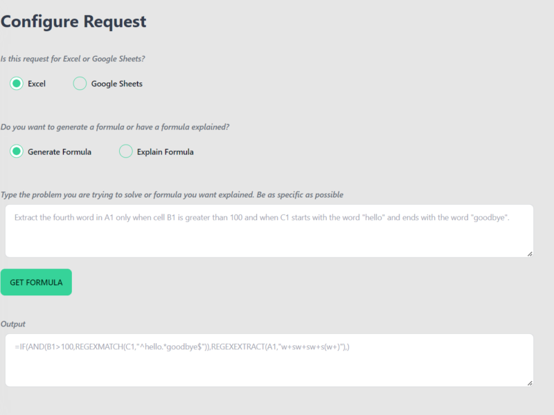 Excel Bot AI assistant