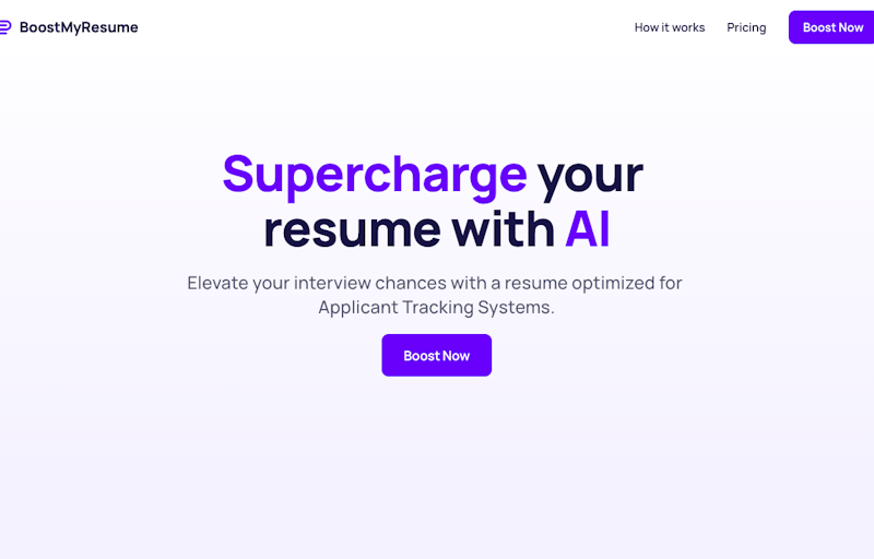 BoostMyResume